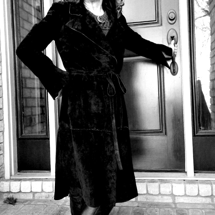 Bisou Bisou Genuine Leather Coat Long Sleeve Bisou Bisou Genuine Leather Coat Long Sleeve